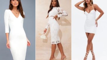 White Bodycon Dresses