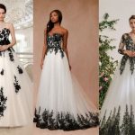 Black and White Wedding Dresses