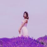 Lavender Midi Dress