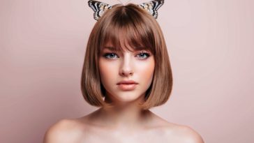 Woman_with_hairstyle_of_butterfly_haircut_with_bangs